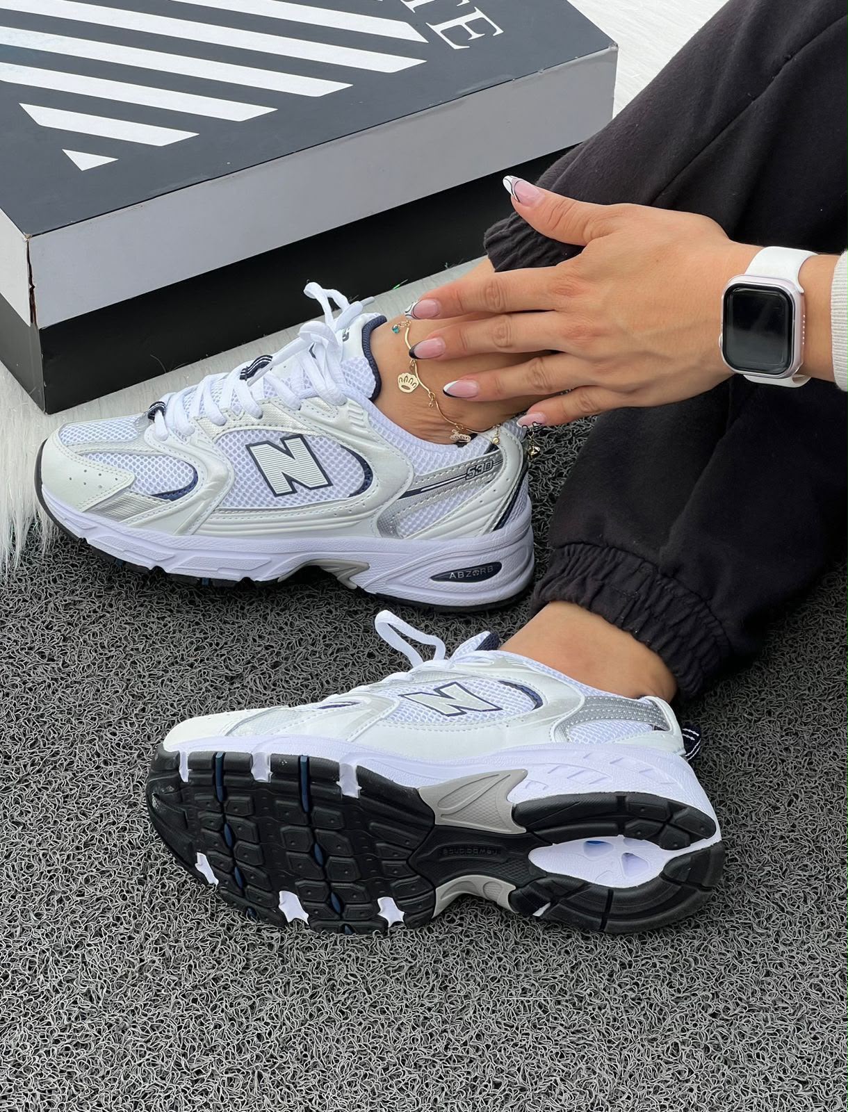 New Balance 530 Dama Silver